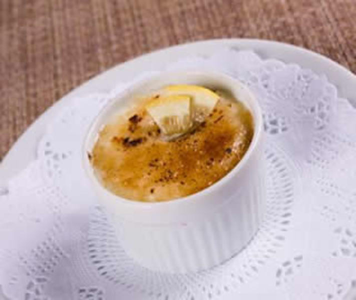 Risoto doce com suco de laranja